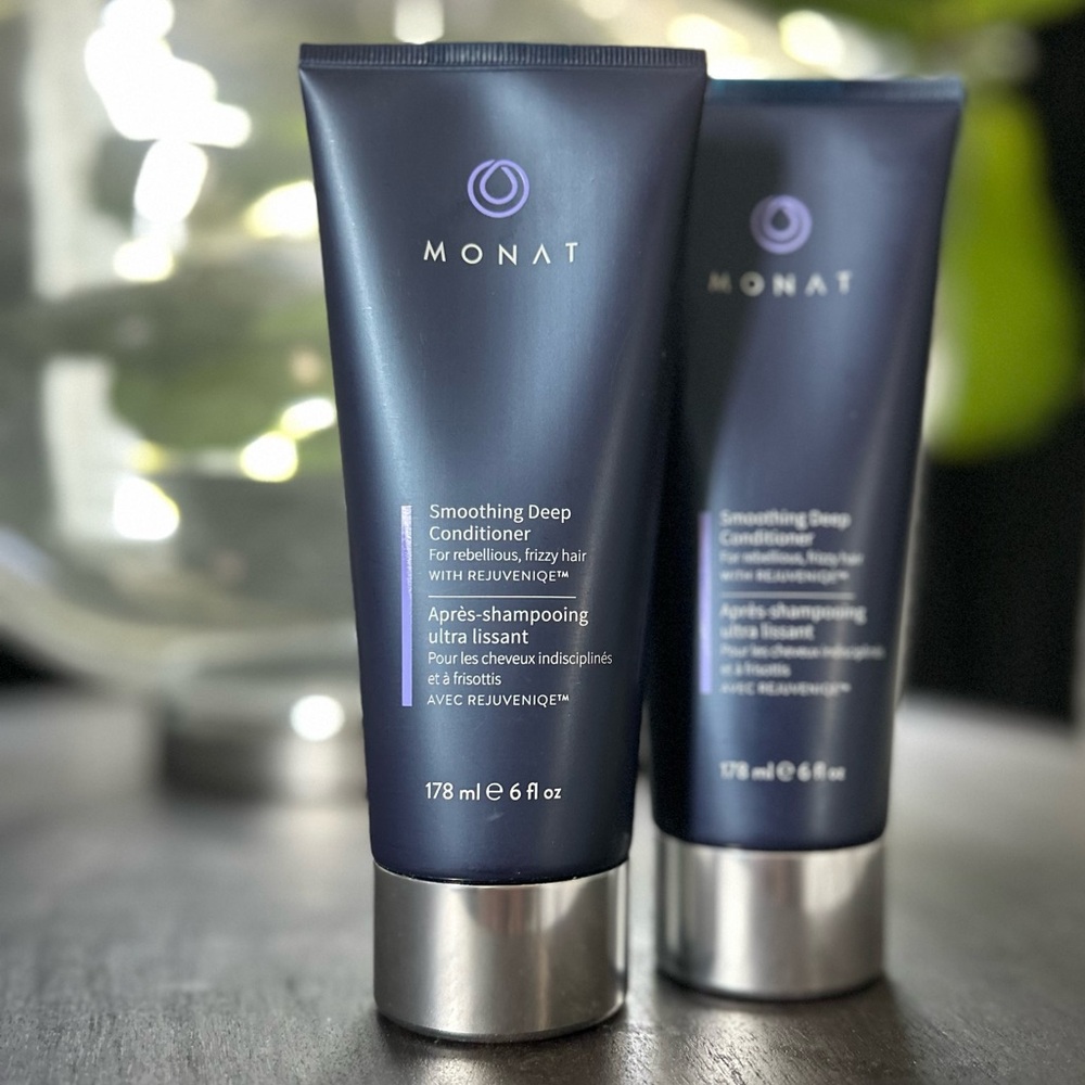 Lot of 2 x NEW 6oz. Monat Smoothing Deep Conditioners w/ Rejuvenique